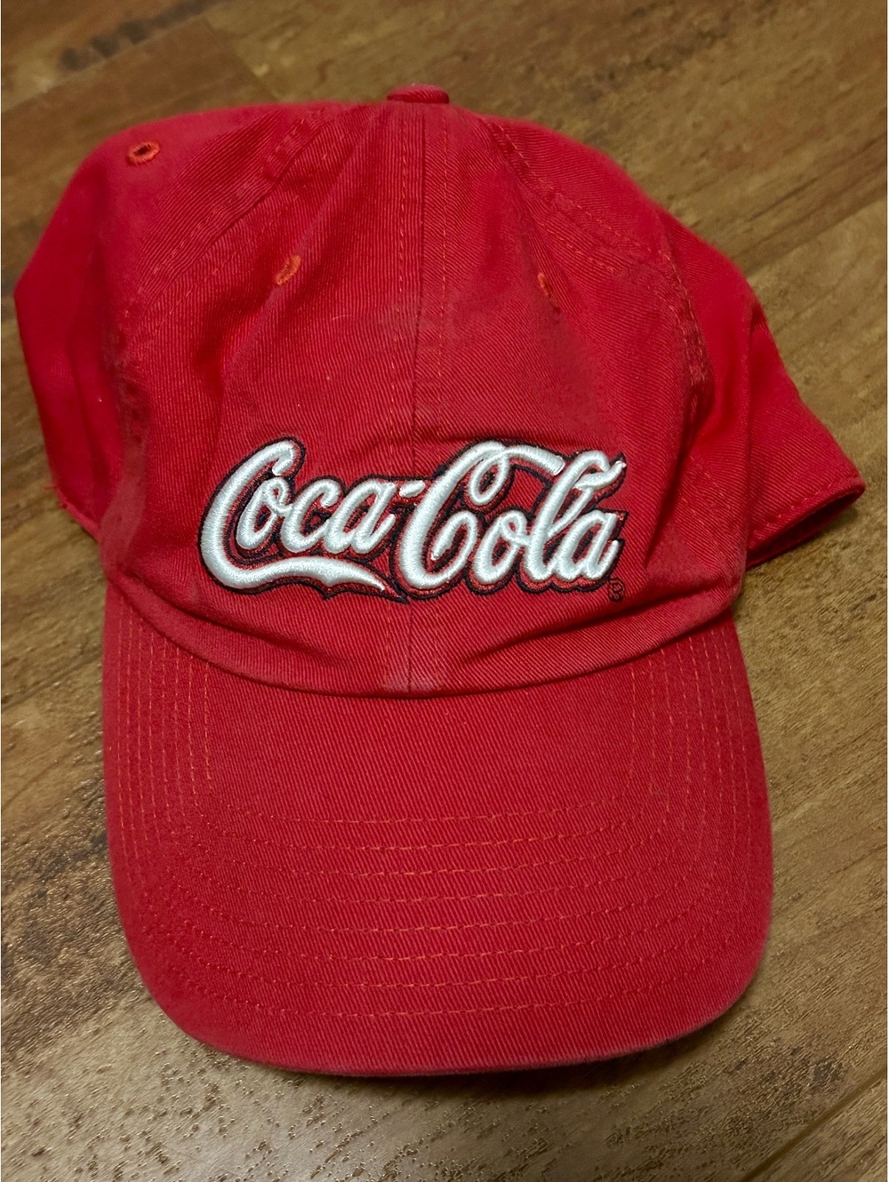 Coca-Cola Red Baseball Cap with Embroidered Logo